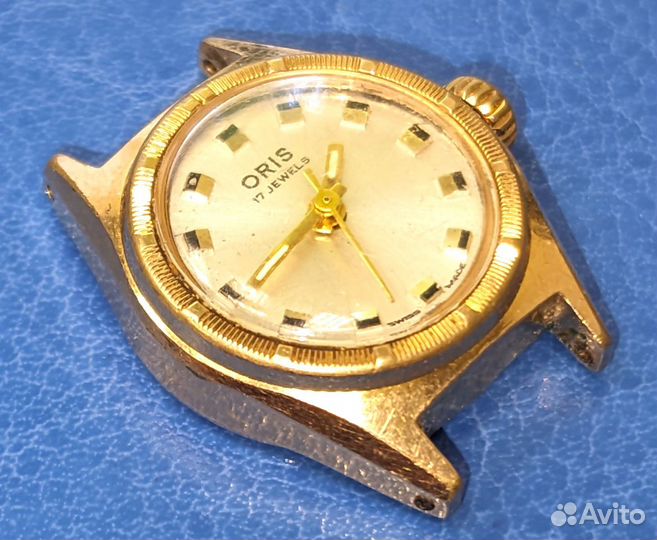 Женские часы Oris винтаж 60-х, позолота AU10