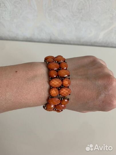 Браслет и серьги, бижутерия