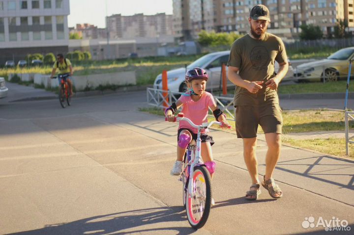 Обучение езде на велосипеде детей и взрослых