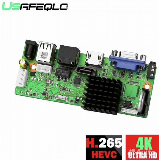 NVR IP сетьевой регистратор 10 камер 4К 8мп