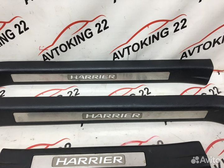 Накладка на порог (комплект) Toyota Harrier MCU35