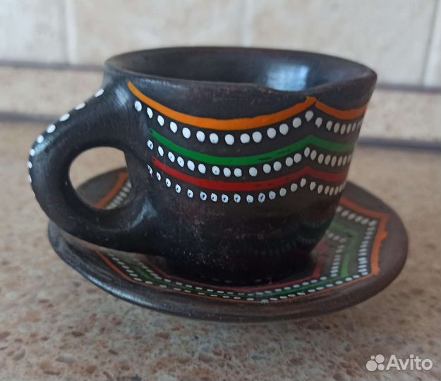 Чашка глиняная из Эфиопии