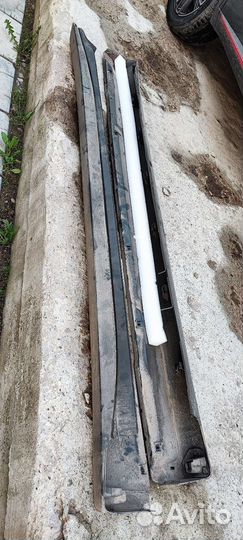 Накладки порога Mitsubishi Outlander 3