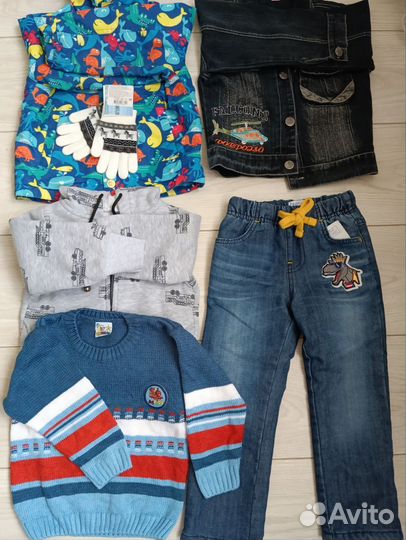 Вещи пакетом на мальчика 86 92