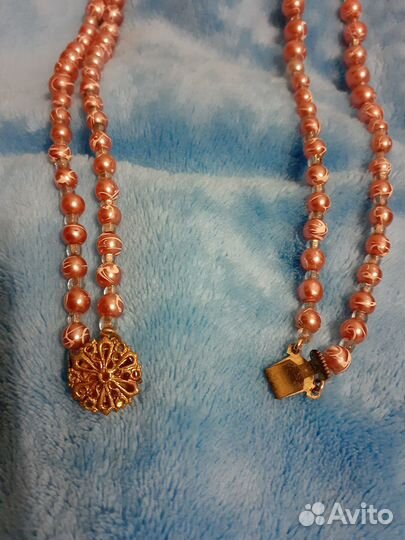 Винтажные бусы бижутерия