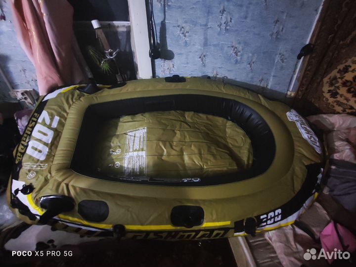 Лодка надувная двухместная