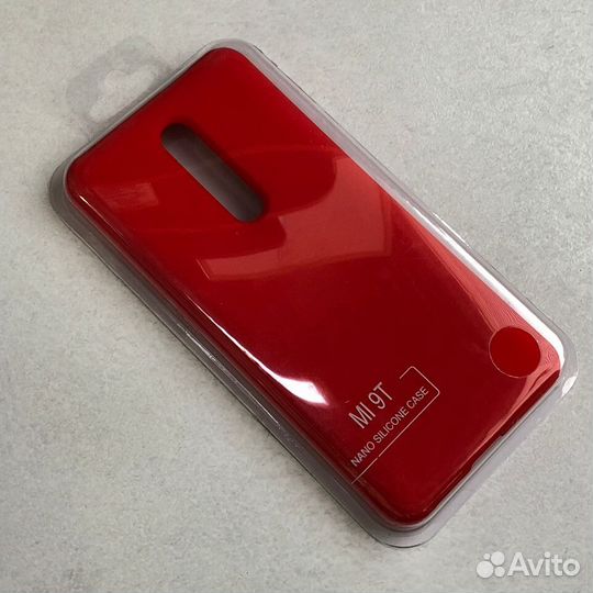 Силиконовый чехол на Xiaomi 9Т красный