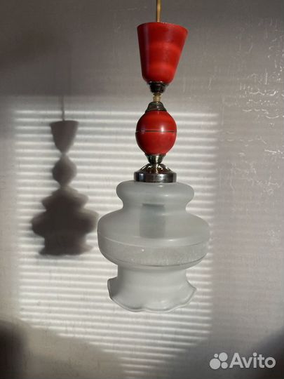 Люстра подвес цветок СССР