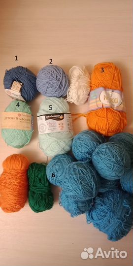 Пряжа для вязания крючком/спицами