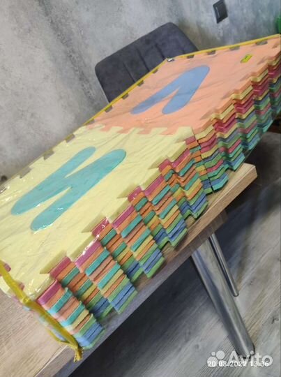 Коврик пазлы, Английский алфавит