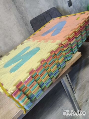 Коврик пазлы, Английский алфавит