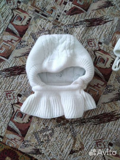 Шапка шлем для девочки