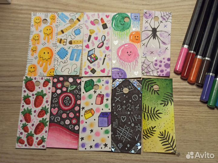 Бирки мини открытки подарочные