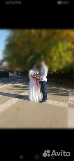 Свадебное платье бу