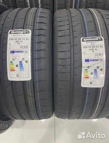 Continental ContiSportContact 7 255/35 R21 и 285/30 R21 100Y