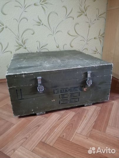 Ящик деревянный военный