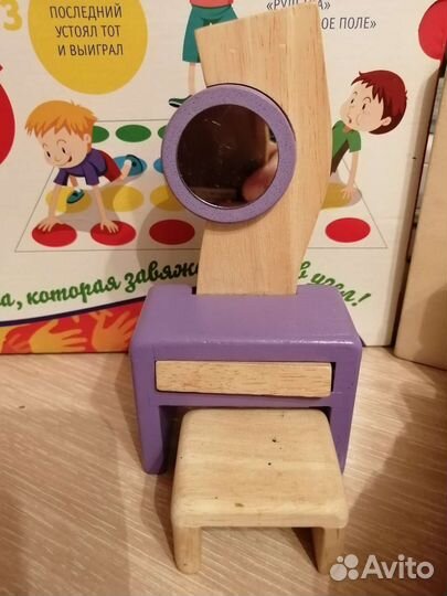 Деревянная мебель для кукол