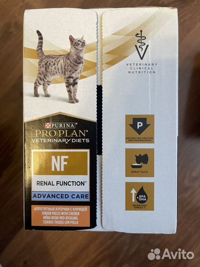 Корм для кошек purina pro plan NF Renal Function