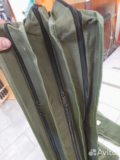 Мягкий чехол для удочек на три отделения