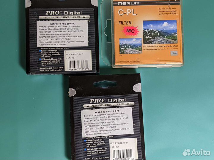 Поляризационный фильтр 72 77мм