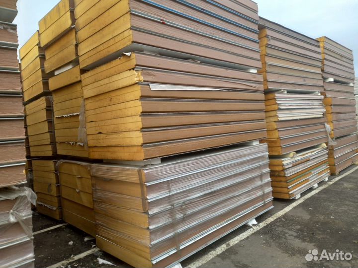 Сэндвич панели бу 10000 м2 в наличии