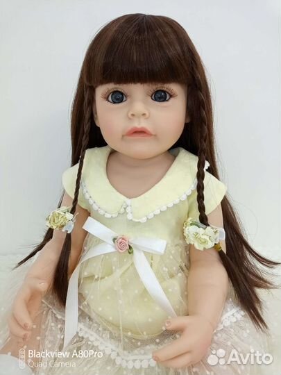 Кукла Реборн Сью-Сью, полностью силиконовая