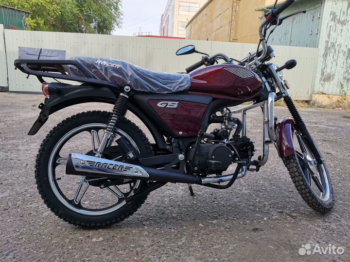 Мопед 50 Alpha Бордовый