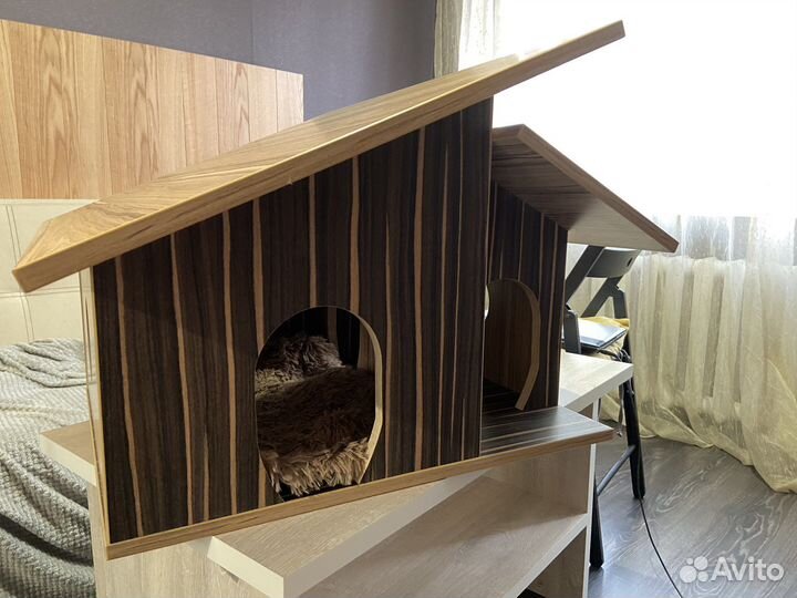 Когтеточка домик для кошки