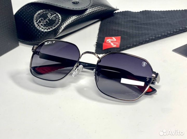 Очки Ray Ban ferrari черные