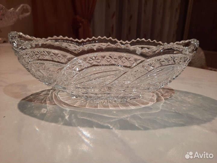 Хрусталь/Ладья/Посуда/Винтаж
