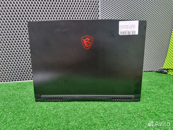 Мощьный Игровой ноутбук Msi на 3060