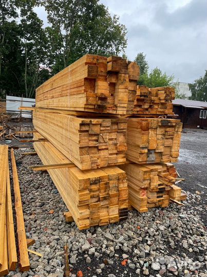 Брус обрезной 100х200х6000мм от производителя