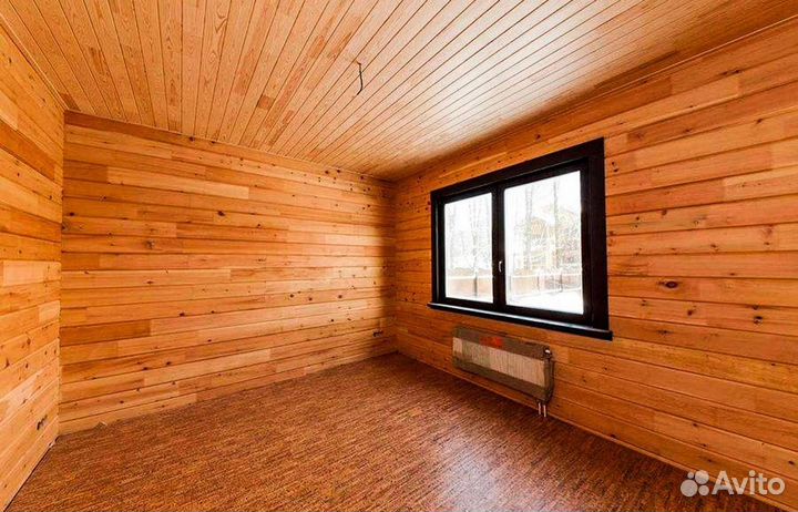 Обшивка вагонкой, имитацией бруса, блок хаусом