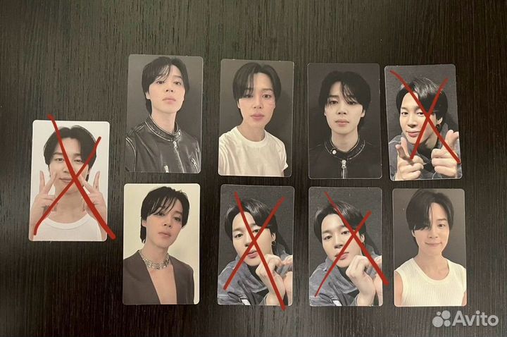 Карты Jimin BTS Face