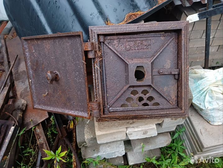 Дверца печная,цепи
