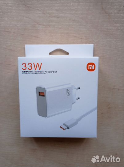 Зарядка xiaomi 33w и кабель USB to USB Type-С
