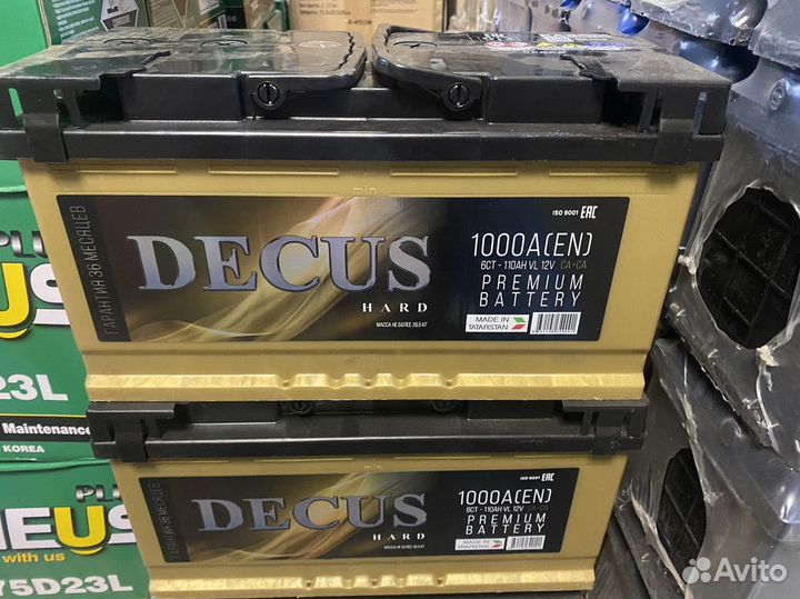 Аккумулятор 6ст 110 Decus Hard на Газон Газ