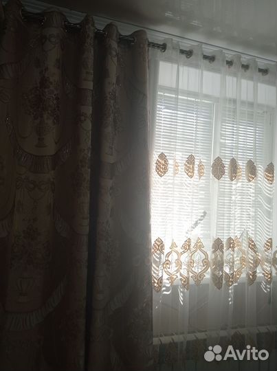 Комплект шторы и тюль бу