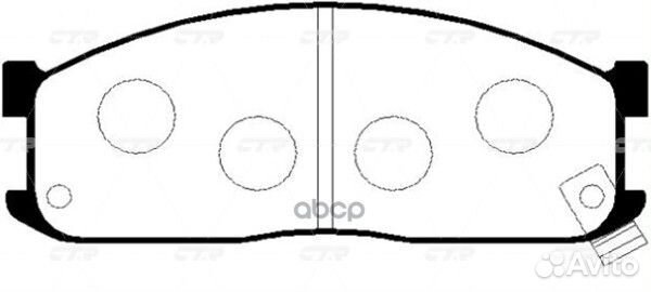 Колодки тормозные KIA 15- передн. GK0517 CTR