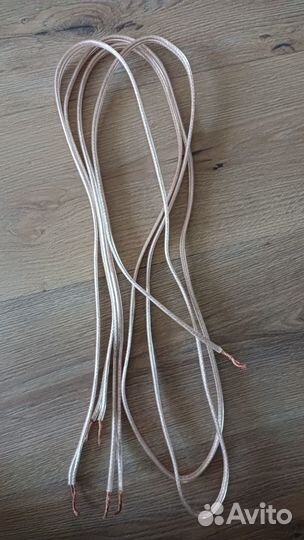 Акустический кабель Premier SCC медь 4мм 2м 2штуки