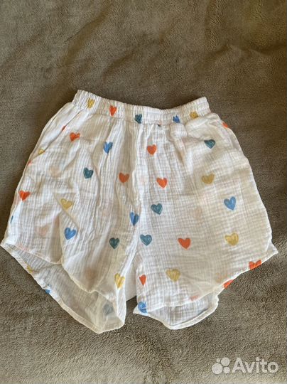 Пижама женская с шортами s хлопок