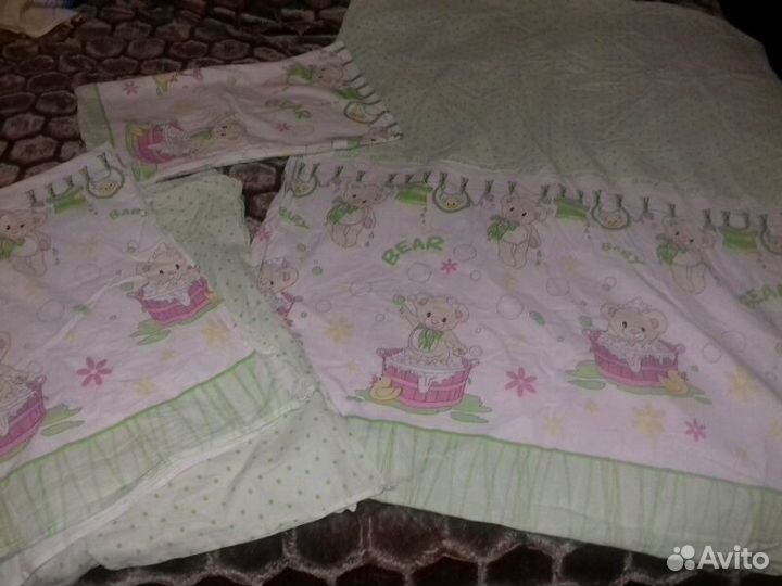 4 комплекта детского постельного белья
