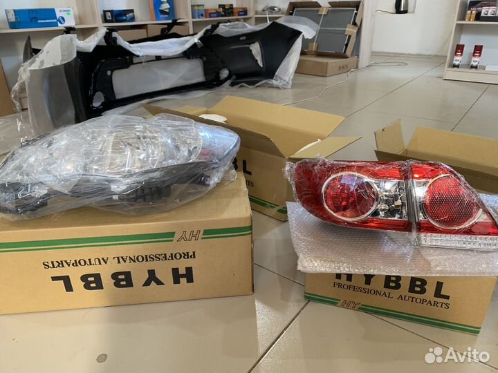 Передний бампер toyota corolla 150