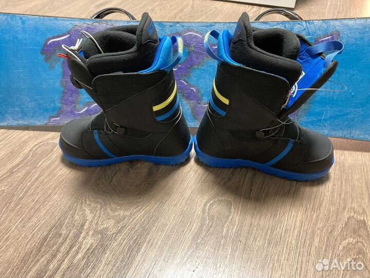 Детский сноуборд + крепления Burton