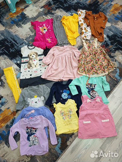 Пакет вещей на девочку от 2-3 лет
