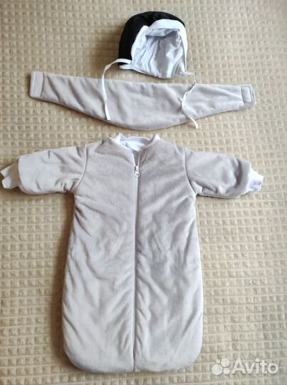 Конверт на выписку для новорождённых зима