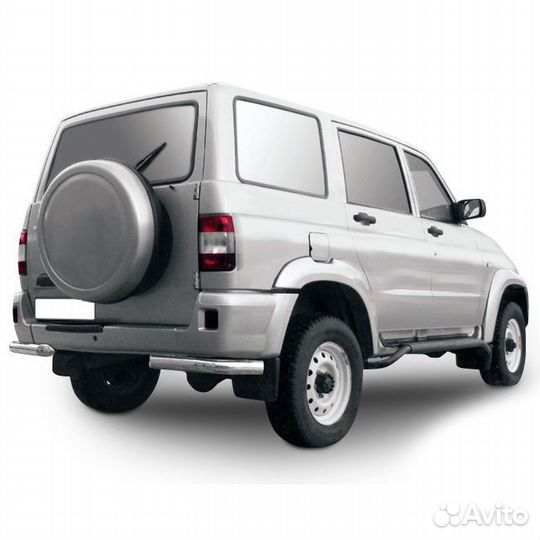 Защита заднего бампера UAZ patriot