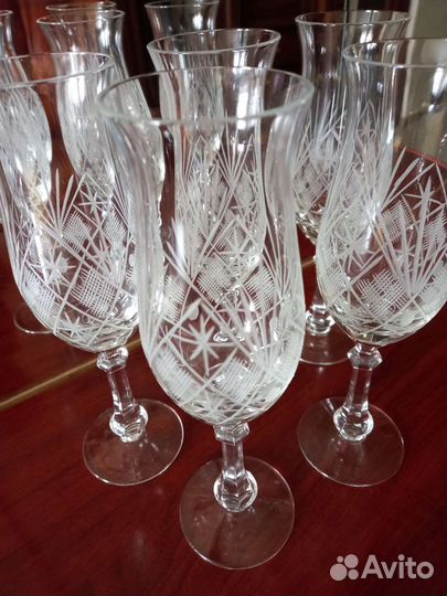 Хрустальные фужеры СССР