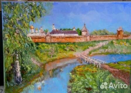 Картина маслом на холсте пейзаж