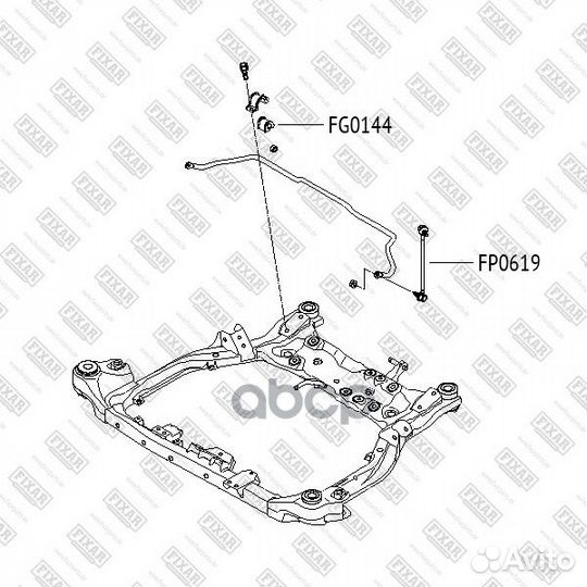 Тяга стабилизатора передняя левая/правая перед